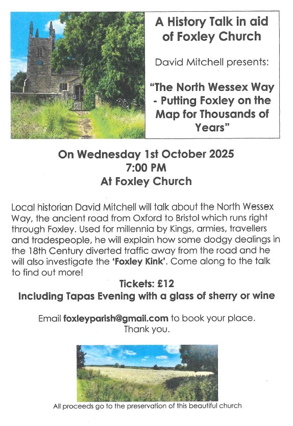The North Wessex Way- David Mitchell In Aid of Foxley Church
